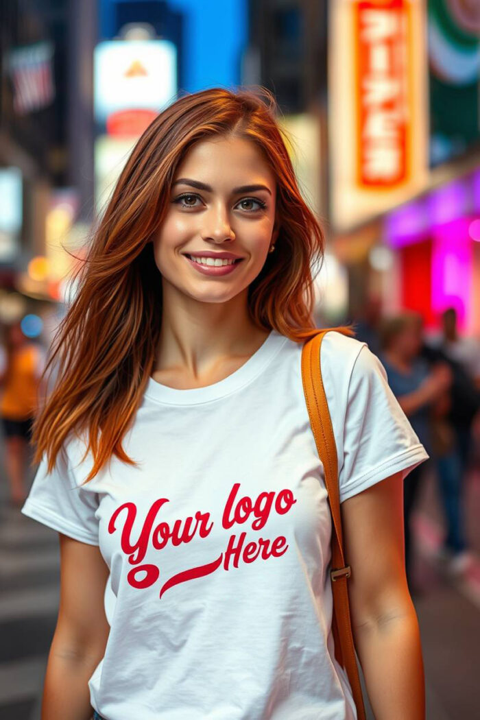 Customized White T-shirt - Image 2