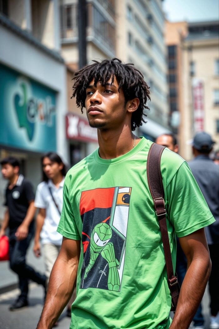 Green Printed T-shirt